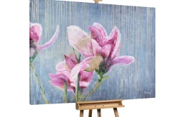 XXL Öl Gemälde 'Blumen der Liebe' | Handgemaltes Unikat