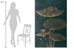 XXL Öl Gemälde 'Blumen des Waldes' | Handgemaltes Unikat