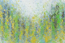 XXL Öl Gemälde 'Blumenregen' | Handgemaltes Unikat