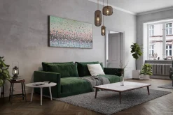 XXL Öl Gemälde 'Blumenregen in Pastell' | Handgemaltes Unikat