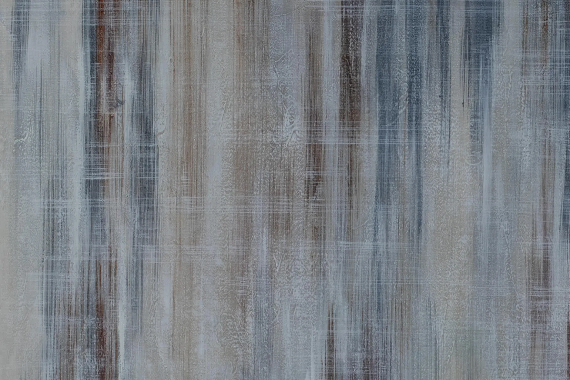XXL Öl Gemälde 'Blurred Trees' | Handgemaltes Unikat