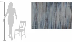 XXL Öl Gemälde 'Blurred Trees' | Handgemaltes Unikat