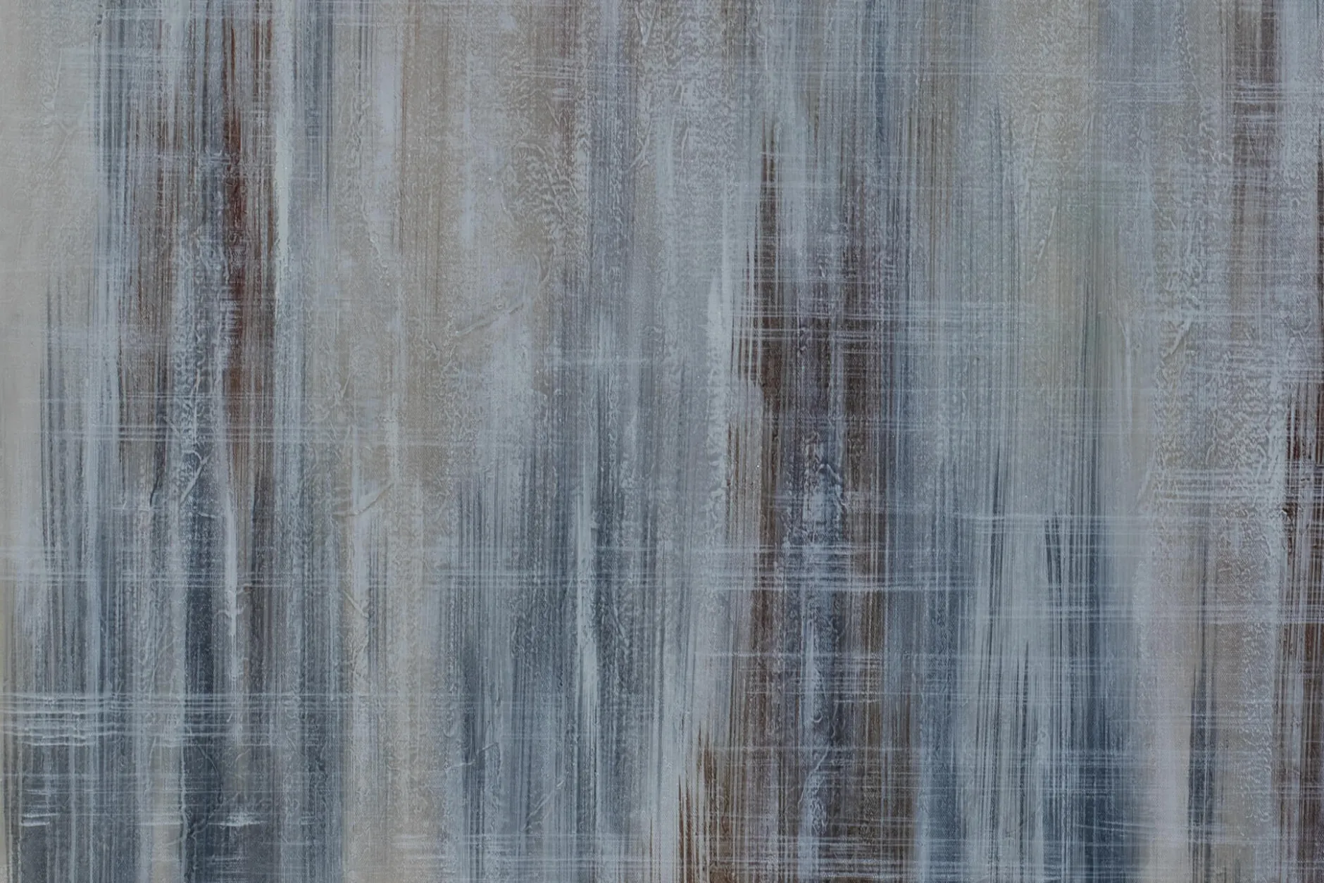 XXL Öl Gemälde 'Blurred Trees' | Handgemaltes Unikat