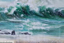XXL Öl Gemälde 'Blustery' | Handgemaltes Unikat