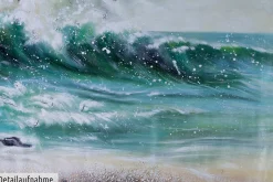 XXL Öl Gemälde 'Blustery' | Handgemaltes Unikat