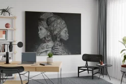 XXL Öl Gemälde 'Bond Between Sisters' | Handgemaltes Unikat