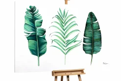 XXL Öl Gemälde 'Botanische Freuden' | Handgemaltes Unikat