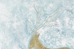 XXL Öl Gemälde 'Bote des Winters' | Handgemaltes Unikat
