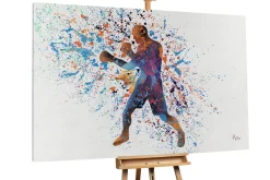 XXL Öl Gemälde 'Boxing the Colours' | Handgemaltes Unikat