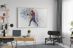 XXL Öl Gemälde 'Boxing the Colours' | Handgemaltes Unikat