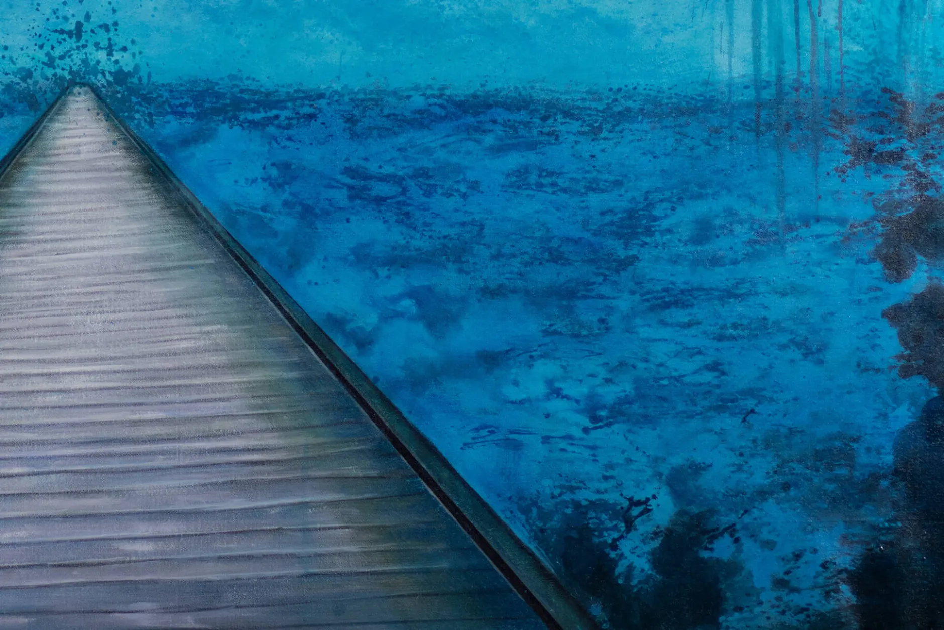 XXL Öl Gemälde 'Bridge of Breakers' | Handgemaltes Unikat