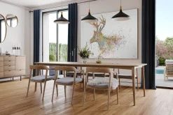 XXL Öl Gemälde 'Bright Deer' | Handgemaltes Unikat