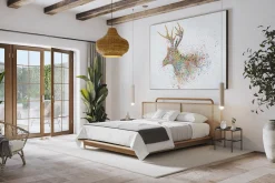 XXL Öl Gemälde 'Bright Deer' | Handgemaltes Unikat
