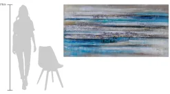 XXL Öl Gemälde 'Brume Marine' | Handgemaltes Unikat