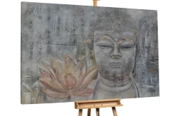 XXL Öl Gemälde 'Buddha's Traum' | Handgemaltes Unikat