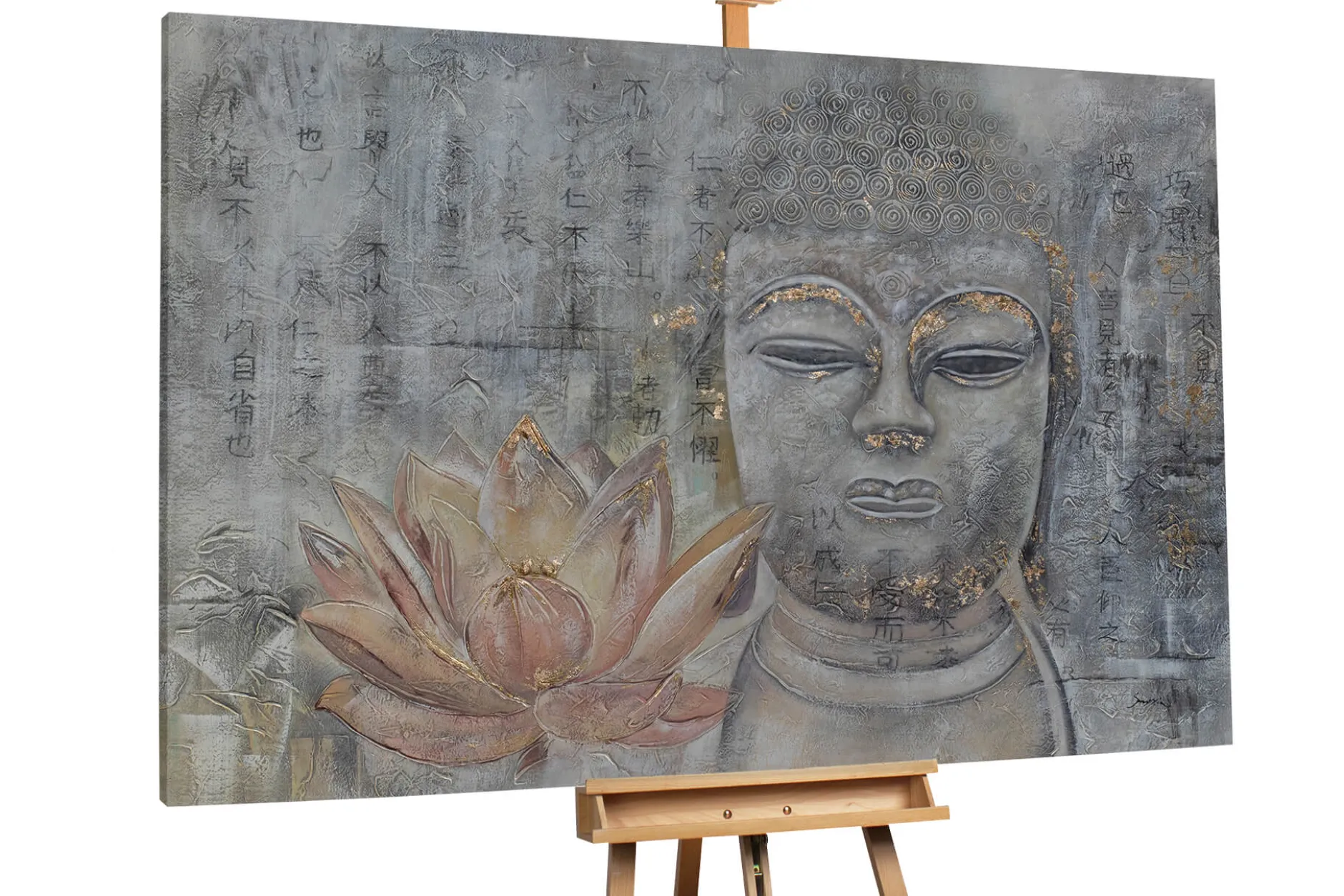 XXL Öl Gemälde 'Buddha's Traum' | Handgemaltes Unikat
