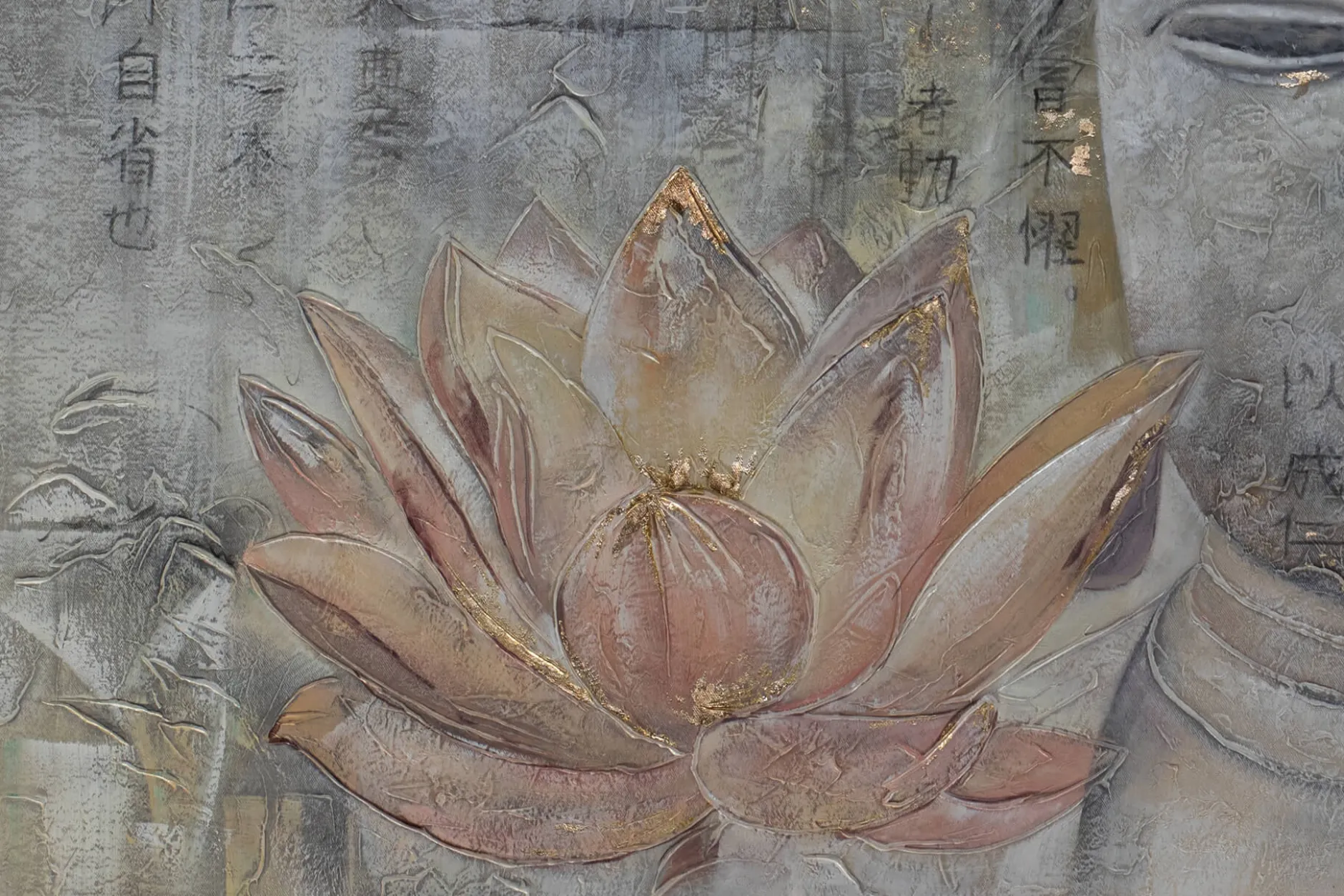 XXL Öl Gemälde 'Buddha's Traum' | Handgemaltes Unikat
