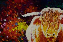 XXL Öl Gemälde 'Buffalo Beauty' | Handgemaltes Unikat