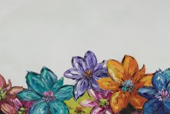 XXL Öl Gemälde 'Buntes Blumenbouquet' | Handgemaltes Unikat