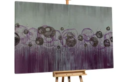 XXL Öl Gemälde 'Bursting Bubbles' | Handgemaltes Unikat