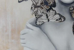 XXL Öl Gemälde 'Butterfly Crown' | Handgemaltes Unikat