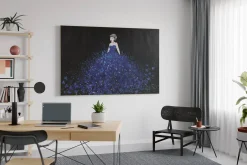 XXL Öl Gemälde 'Butterfly Dress' | Handgemaltes Unikat