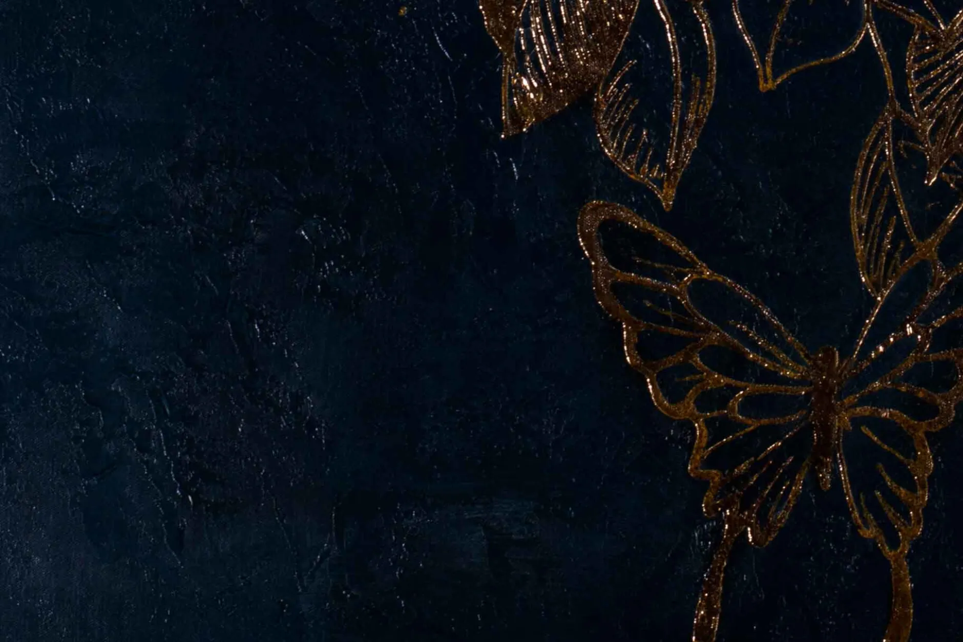 XXL Öl Gemälde 'Butterfly Finery' | Handgemaltes Unikat