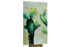 XXL Öl Gemälde 'Cactus Abloom' | Handgemaltes Unikat