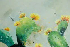 XXL Öl Gemälde 'Cactus Abloom' | Handgemaltes Unikat