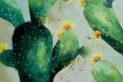 XXL Öl Gemälde 'Cactus Abloom' | Handgemaltes Unikat