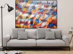 XXL Öl Gemälde 'Canon of Colours' | Handgemaltes Unikat