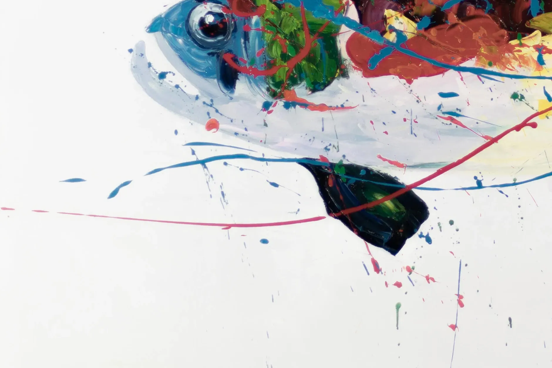 XXL Öl Gemälde 'Catching Colours' | Handgemaltes Unikat