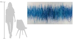 XXL Öl Gemälde 'Cerulean Sounds' | Handgemaltes Unikat