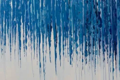 XXL Öl Gemälde 'Cerulean Sounds' | Handgemaltes Unikat