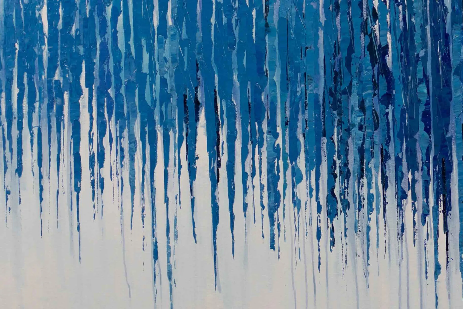 XXL Öl Gemälde 'Cerulean Sounds' | Handgemaltes Unikat