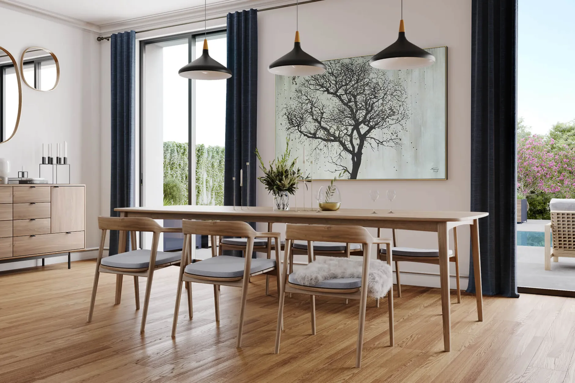XXL Öl Gemälde 'Cinderella's Tree' | Handgemaltes Unikat
