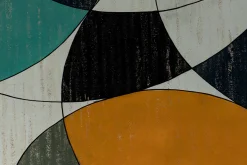 XXL Öl Gemälde 'Circular Overlaps' | Handgemaltes Unikat