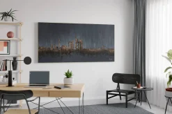 XXL Öl Gemälde 'City Starlight' | Handgemaltes Unikat