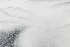 XXL Öl Gemälde 'Cloudy Mountains' | Handgemaltes Unikat