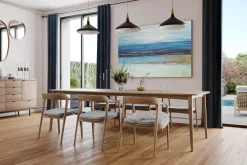 XXL Öl Gemälde 'Coastal Purity' | Handgemaltes Unikat