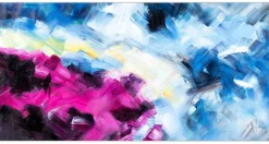 XXL Öl Gemälde 'Colorful Blur' | Handgemaltes Unikat