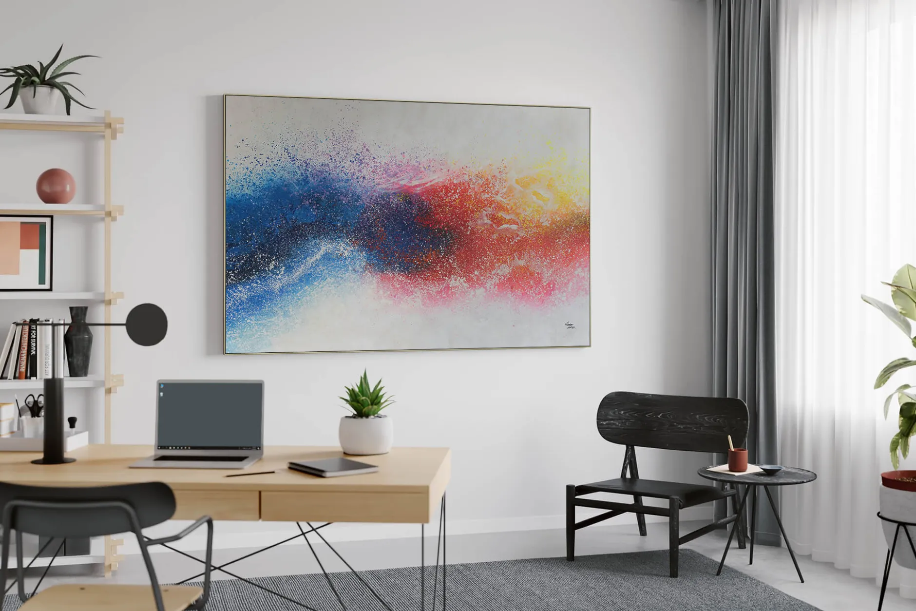 XXL Öl Gemälde 'Colorful Creation' | Handgemaltes Unikat
