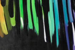 XXL Öl Gemälde 'Colorful Darkness' | Handgemaltes Unikat