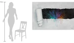 XXL Öl Gemälde 'Colorful Surprise' | Handgemaltes Unikat