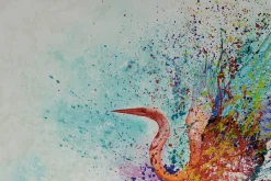 XXL Öl Gemälde 'Colors of Heron' | Handgemaltes Unikat
