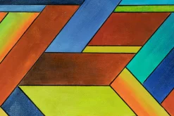 XXL Öl Gemälde 'Colour and Shape' | Handgemaltes Unikat