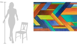 XXL Öl Gemälde 'Colour and Shape' | Handgemaltes Unikat