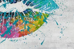 XXL Öl Gemälde 'Coloured Kiss' | Handgemaltes Unikat