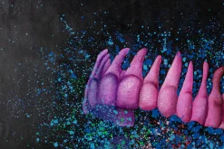 XXL Öl Gemälde 'Colourful Bit' | Handgemaltes Unikat
