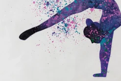 XXL Öl Gemälde 'Colourful Dancer' | Handgemaltes Unikat